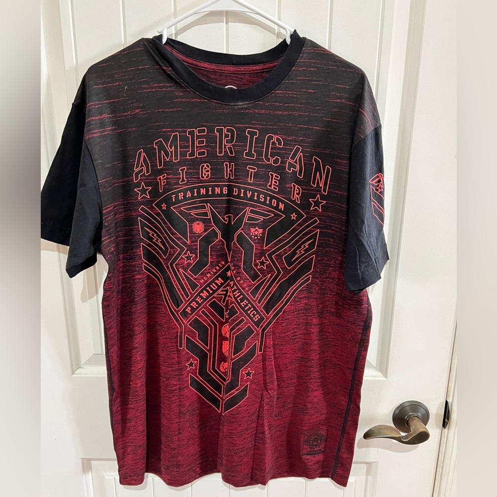 American fighter men’s tee